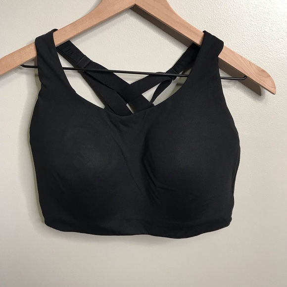 Lululemon Enlite weave back Sports Bra Black 36 DDD - Picture 1 of 4